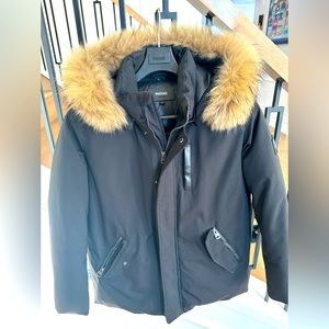 Boys size 12 Mackage down with Fur Hood